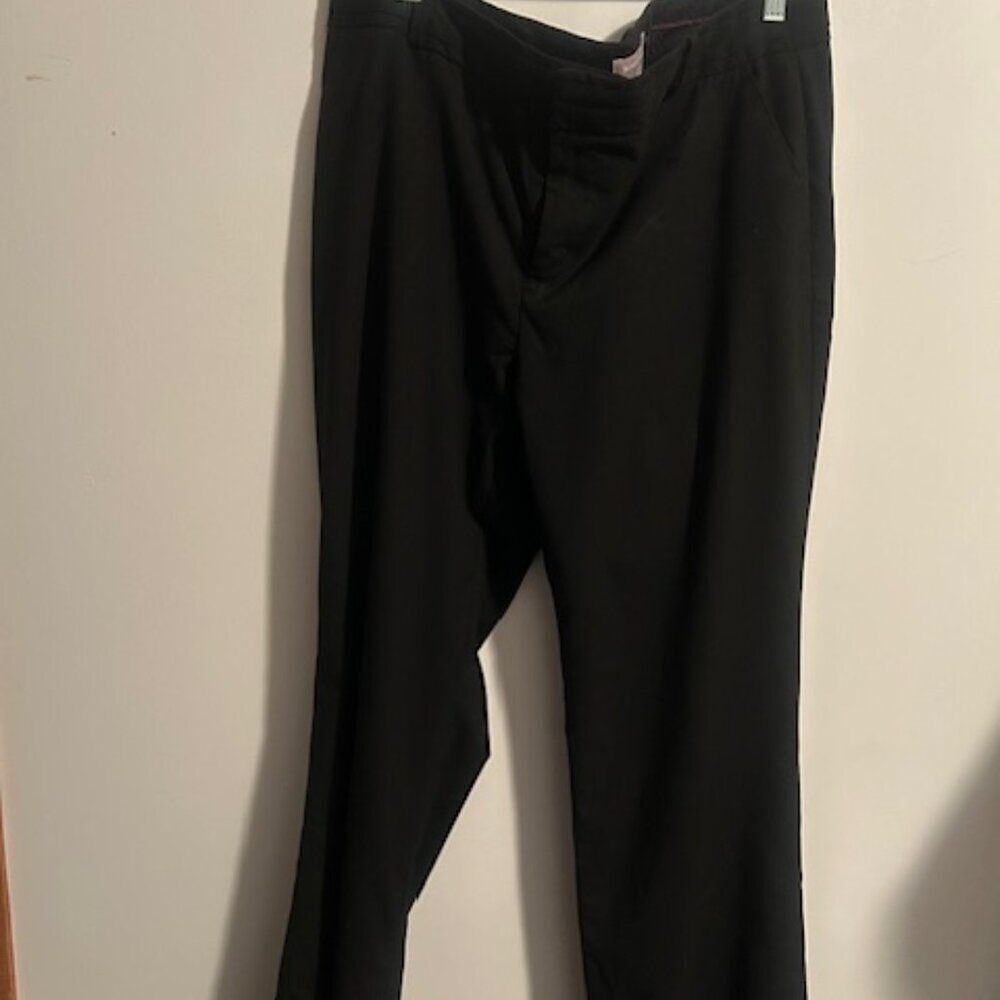 Banana Republic Martin Fit Black flare trousers, size 14
